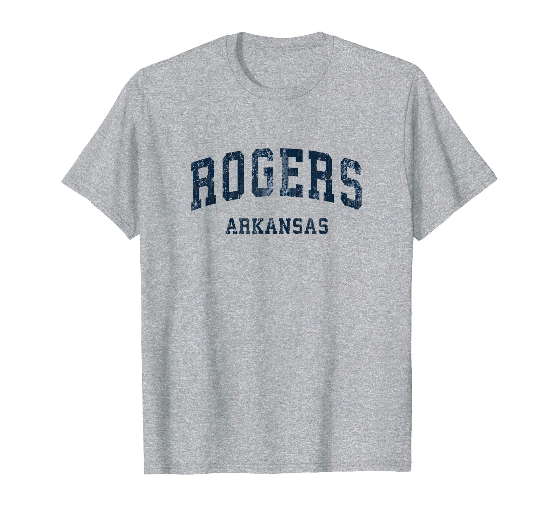 Rogers Arkansas Ar Varsity Sports Navy T-Shirt - Novelty Apparel Unisex - T-Shirt, Sweatshirt, Hoodie