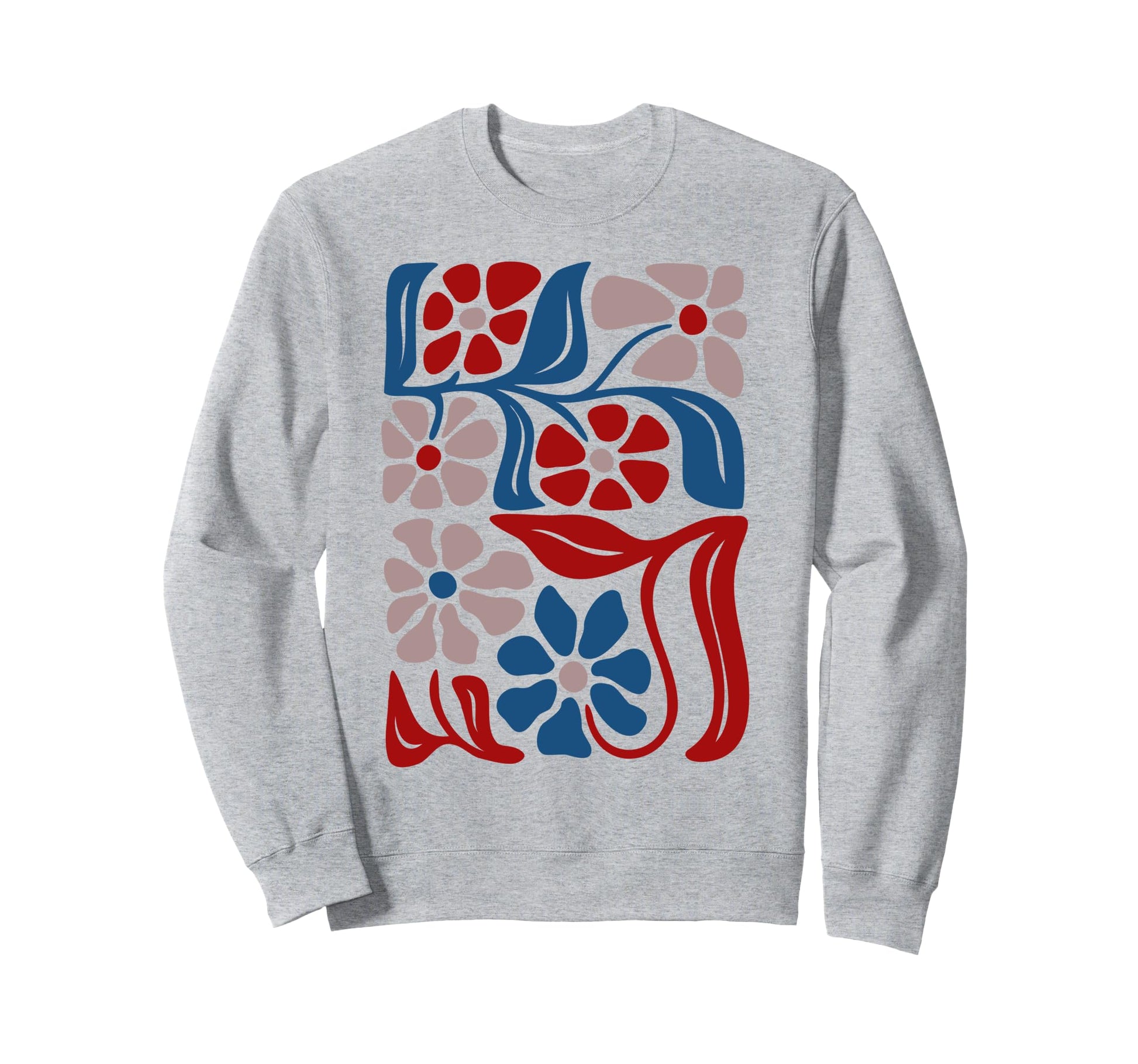 Boho Floral Art Summer Sweatshirt - Custom Art Print for Adults - T-Shirt, Sweatshirt, Hoodie