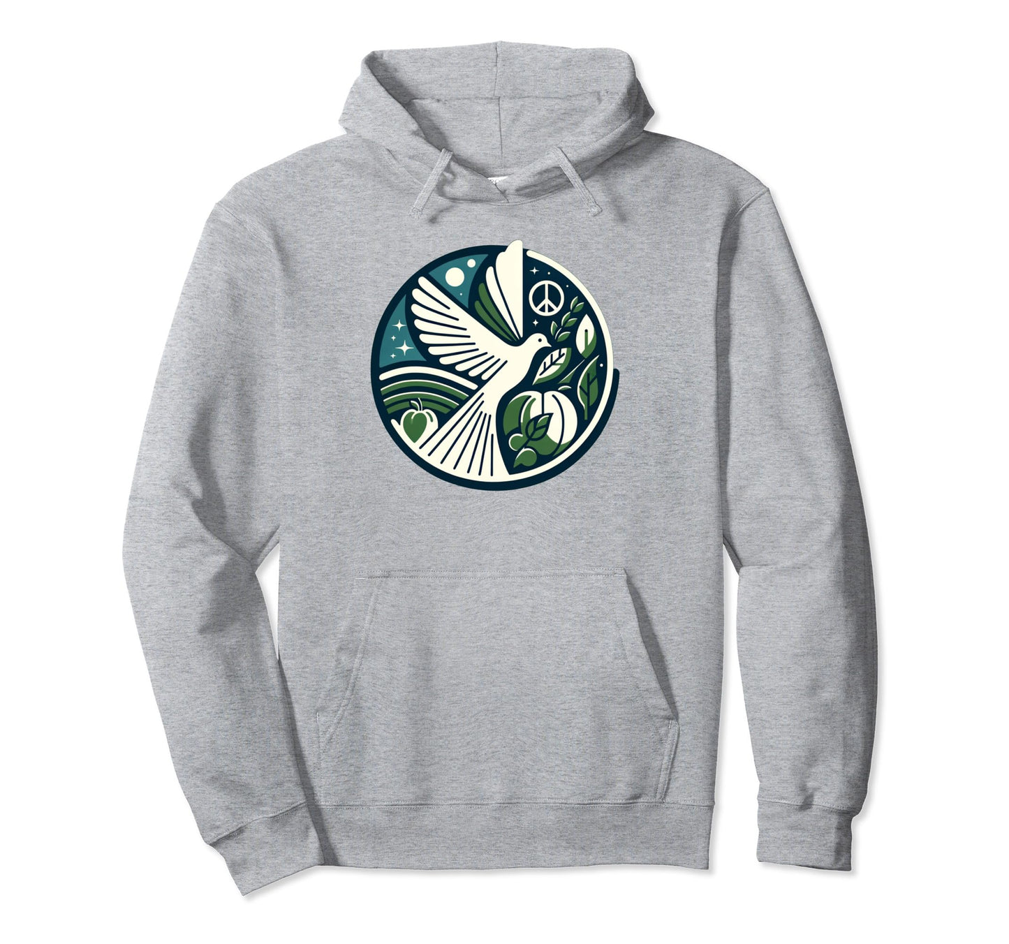 Earth Love Peace Hoodie - Streetwear Style Men Women - T-Shirt, Sweatshirt, Hoodie