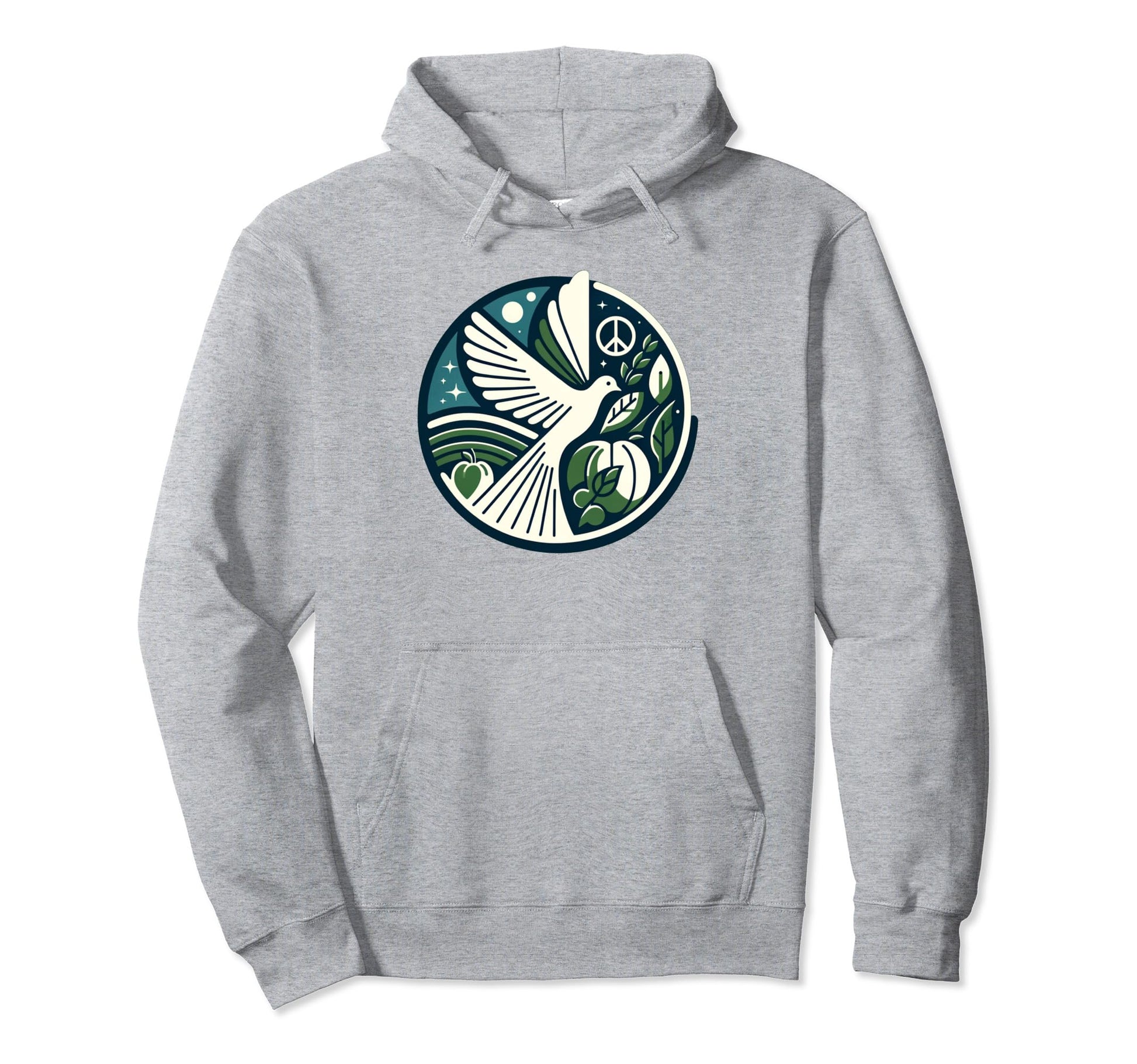 Earth Love Peace Hoodie - Streetwear Style Men Women - T-Shirt, Sweatshirt, Hoodie