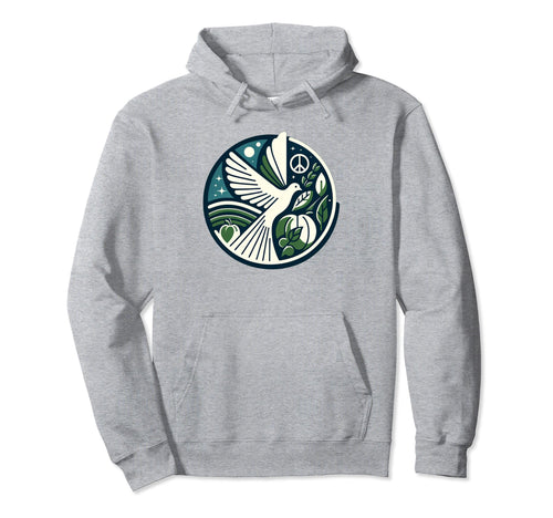 Earth Love Peace Hoodie - Streetwear Style Men Women - T-Shirt, Sweatshirt, Hoodie