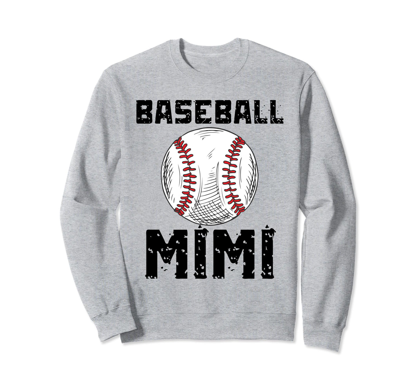 Baseball Mimi Family Matching Sweatshirt - Fun Novelty Design for Adults - T-Shirt, Sweatshirt, Hoodie