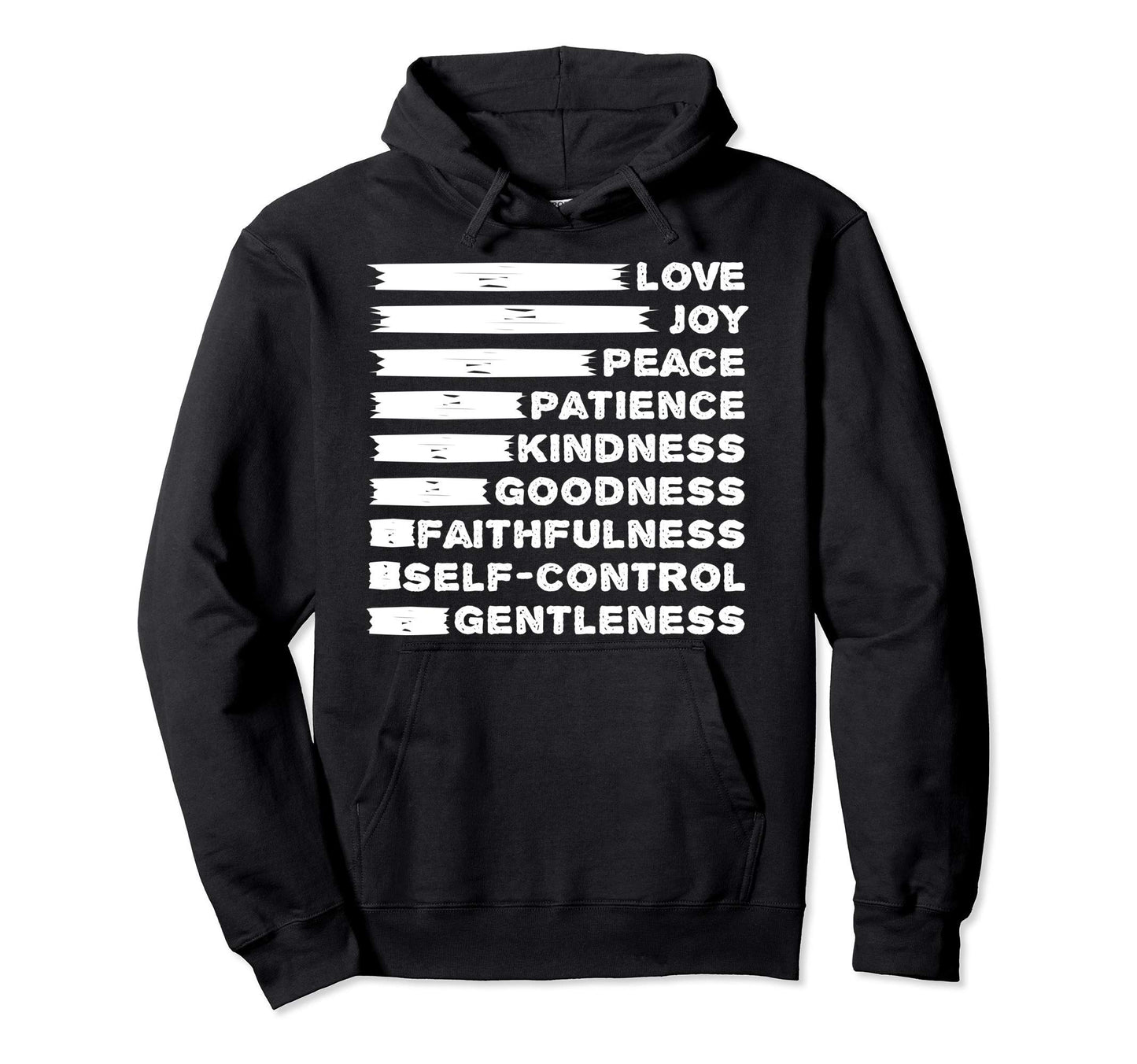 Fruit Spirit Christian Bible Verse Love Hoodie - Streetwear Style Unisex - T-Shirt, Sweatshirt, Hoodie