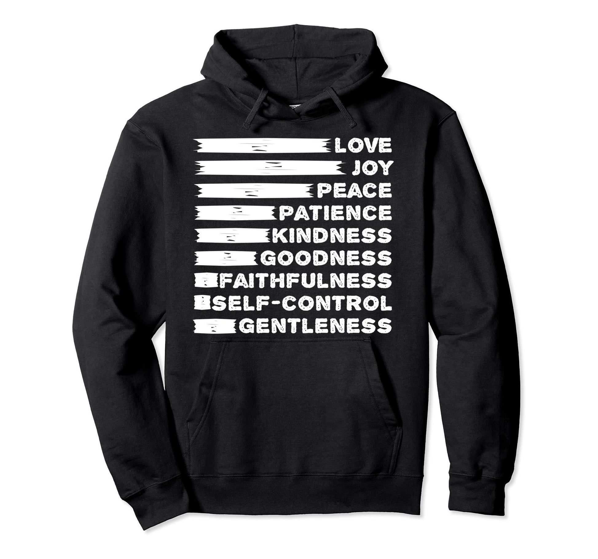 Fruit Spirit Christian Bible Verse Love Hoodie - Streetwear Style Unisex - T-Shirt, Sweatshirt, Hoodie