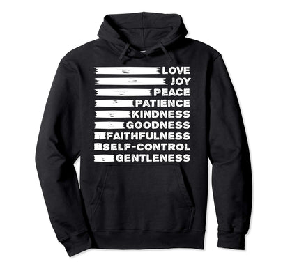 Fruit Spirit Christian Bible Verse Love Hoodie - Streetwear Style Unisex - T-Shirt, Sweatshirt, Hoodie