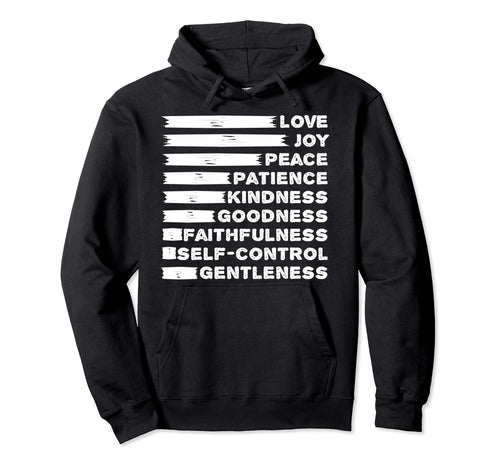 Fruit Spirit Christian Bible Verse Love Hoodie - Streetwear Style Unisex - T-Shirt, Sweatshirt, Hoodie