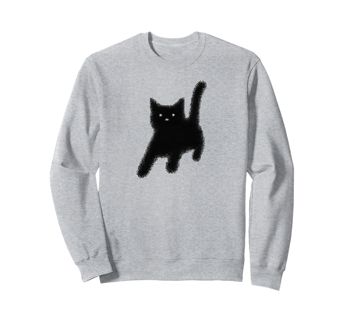 Y2K Cat Scary Back Tomcat 90S Sweatshirt - Fun Novelty Design Men Women - T-Shirt, Sweatshirt, Hoodie