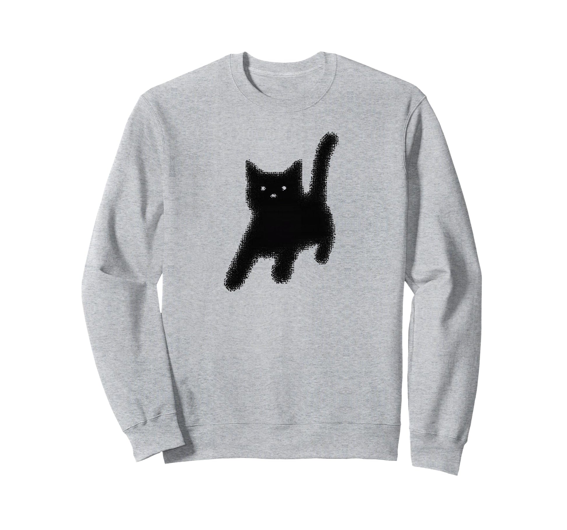 Y2K Cat Scary Back Tomcat 90S Sweatshirt - Fun Novelty Design Men Women - T-Shirt, Sweatshirt, Hoodie