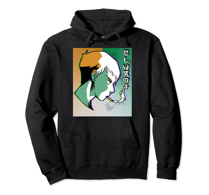 Japanese Vaporwave Sad Anime Aesthetic Hoodie - Streetwear Style Men Women - T-Shirt, Sweatshirt, Hoodie