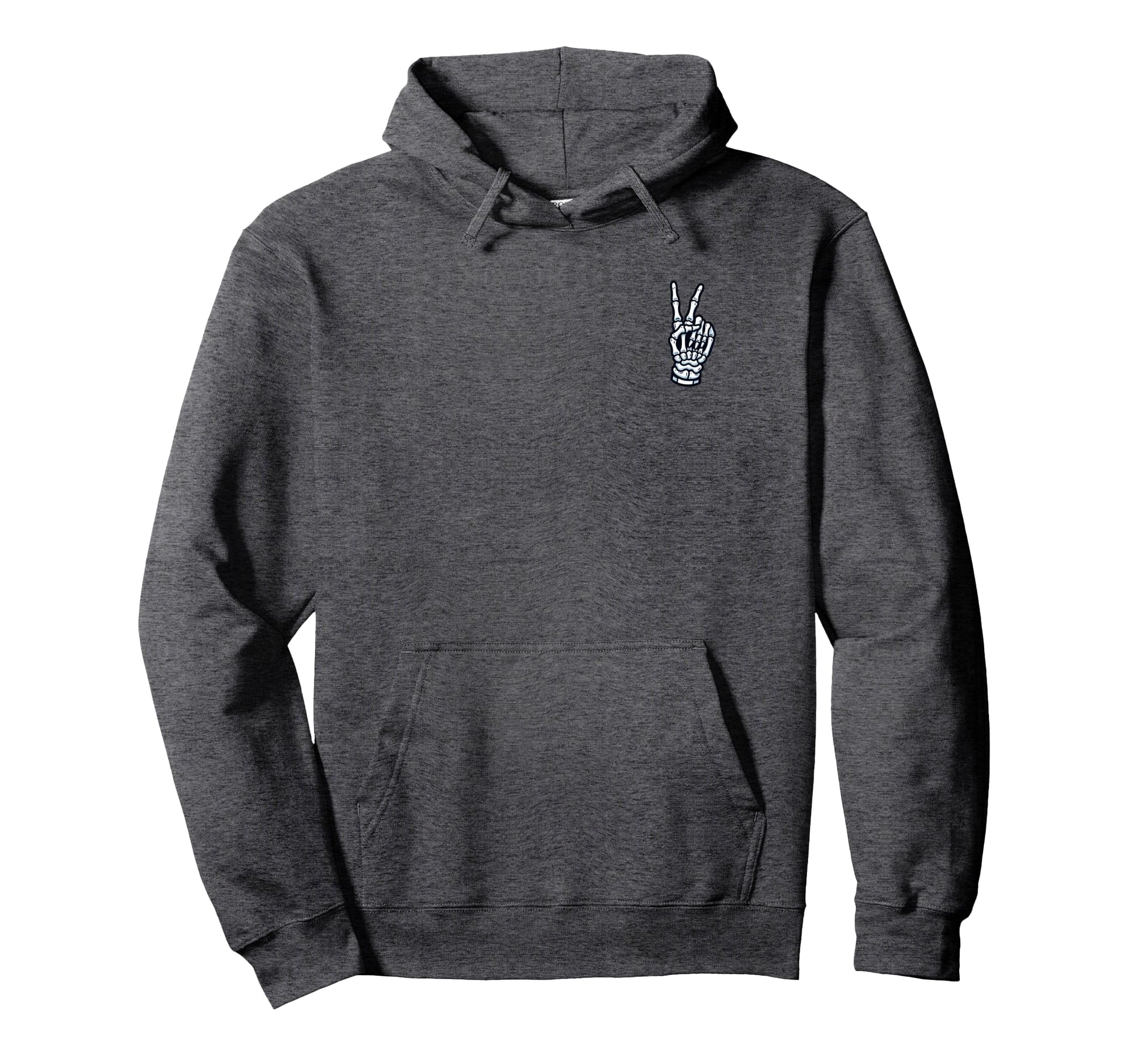 Skeleton Hand Peace Sign Bone Fall Hoodie - Streetwear Style Unisex - T-Shirt, Sweatshirt, Hoodie