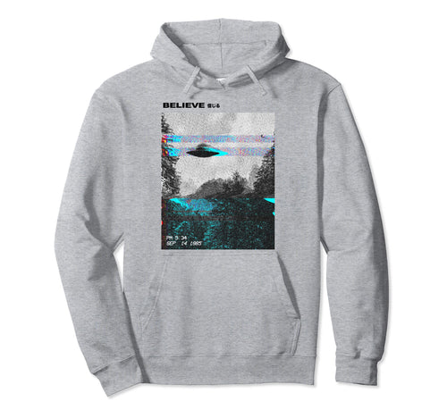 Ufo Vaporwave Aesthetic Japanese 80S Hoodie - Custom Art Print Men Women - T-Shirt, Sweatshirt, Hoodie