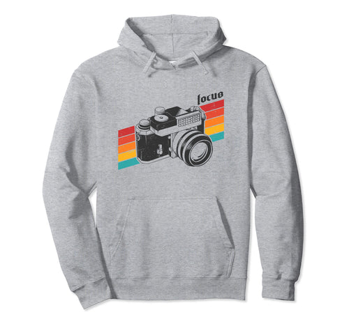 Analog Slr Camera Flash Focus Hoodie - Minimalist Print Men Women - T-Shirt, Sweatshirt, Hoodie