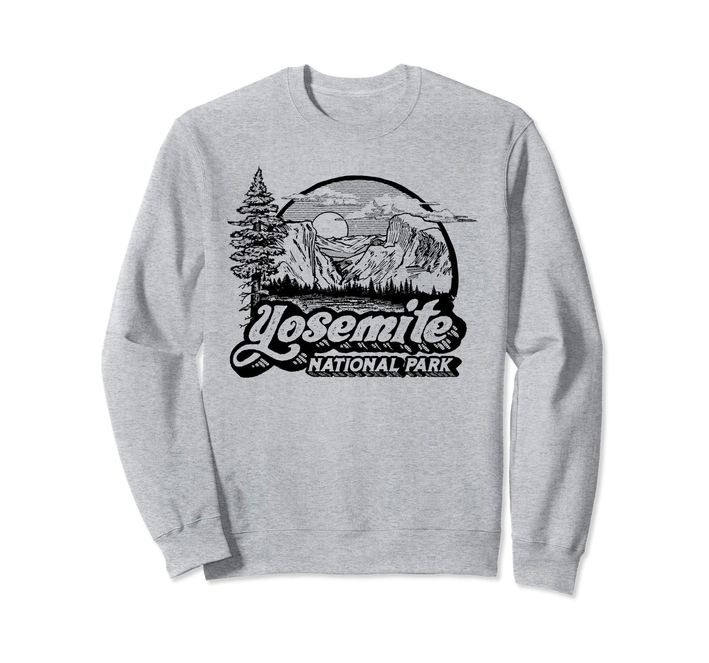 Yosemite National Park Eighties 80S Sweatshirt - Graphic Print for Adults - T-Shirt, Sweatshirt, Hoodie