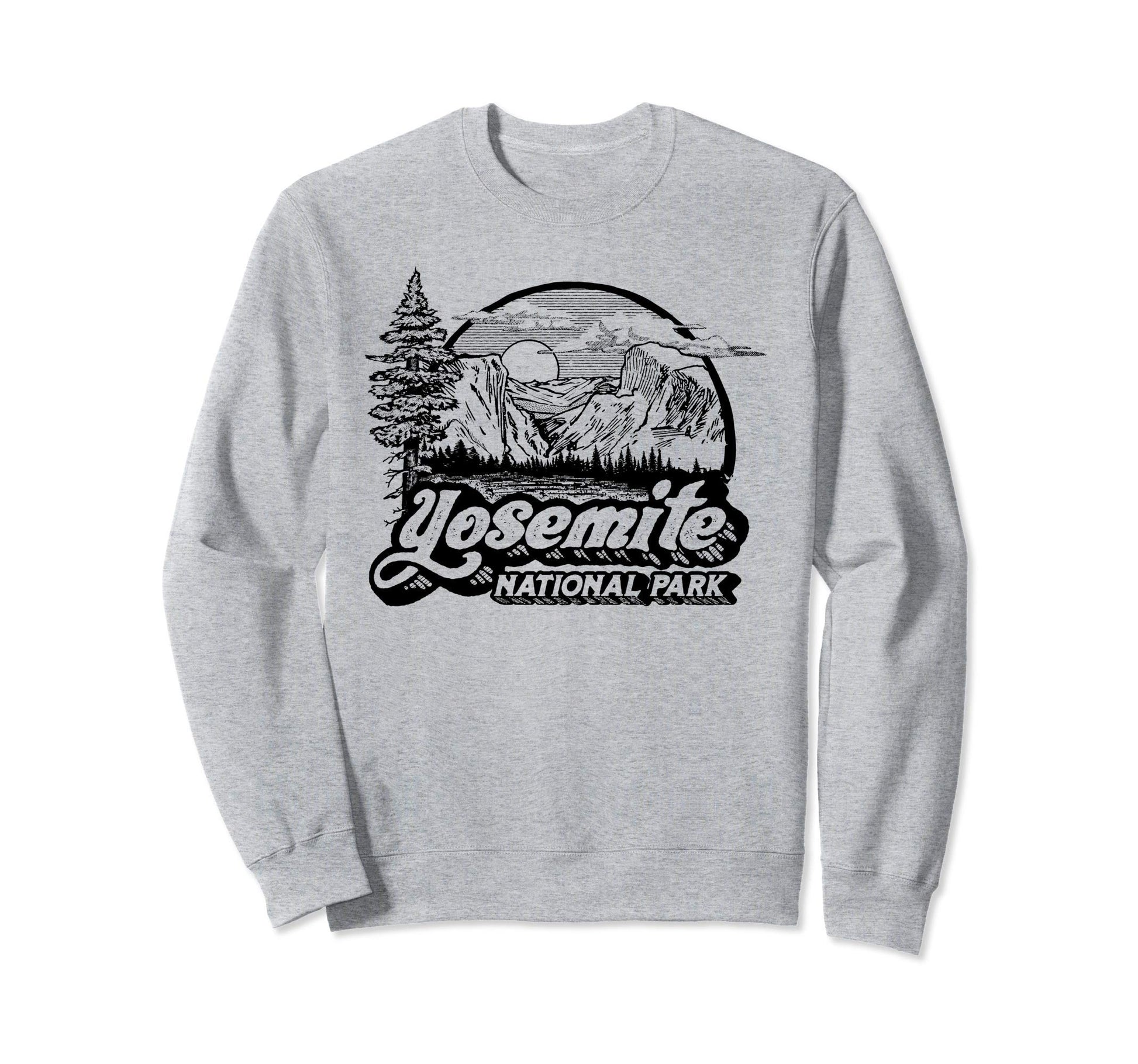 Yosemite National Park Eighties 80S Sweatshirt - Graphic Print for Adults - T-Shirt, Sweatshirt, Hoodie