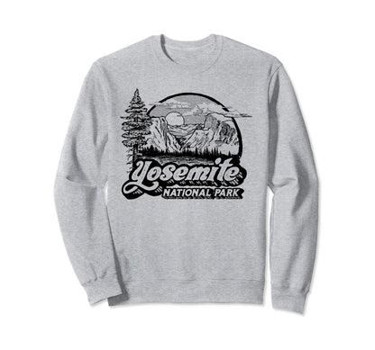 Yosemite National Park Eighties 80S Sweatshirt - Graphic Print for Adults - T-Shirt, Sweatshirt, Hoodie