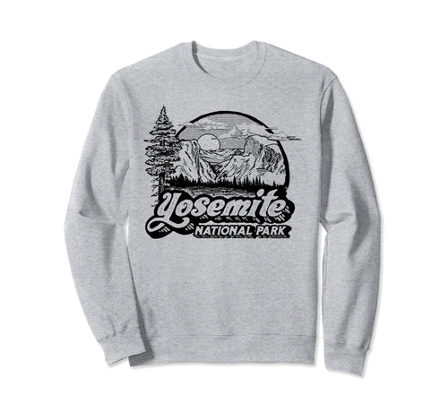 Yosemite National Park Eighties 80S Sweatshirt - Graphic Print for Adults - T-Shirt, Sweatshirt, Hoodie