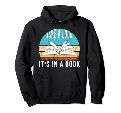 Take Its Book Lovers Rainbow Hoodie - Unique Graphic Unisex - T-Shirt, Sweatshirt, Hoodie