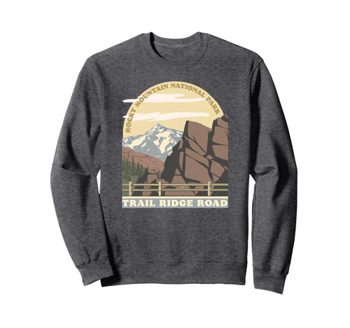 Rocky Mountain National Park Trail Sweatshirt - Custom Art Print Men Women - T-Shirt, Sweatshirt, Hoodie