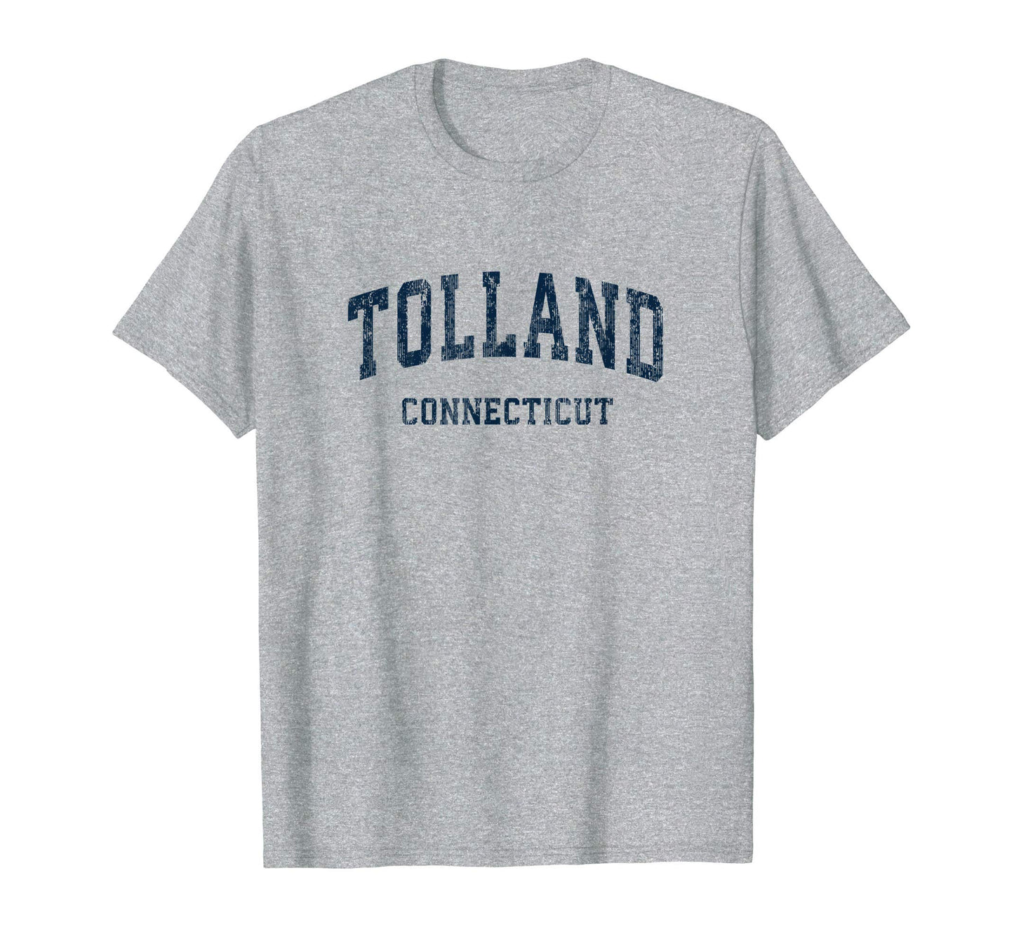 Tolland Connecticut Ct Varsity Sports Navy T-Shirt - Graphic Print Unisex - T-Shirt, Sweatshirt, Hoodie