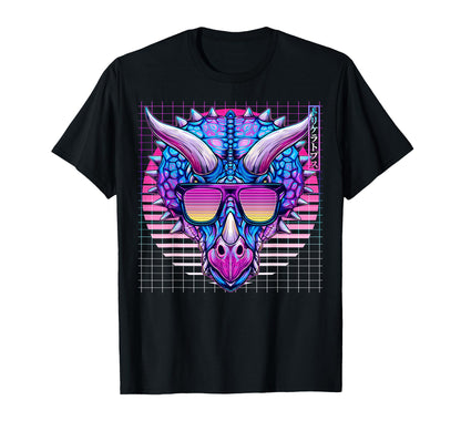 Triceratops Sunglasses Dinosaur T-Shirt - Graphic Print for Adults - T-Shirt, Sweatshirt, Hoodie