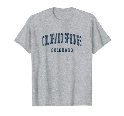 Colorado Springs Colorado Co Varsity T-Shirt - Fun Novelty Design Unisex - T-Shirt, Sweatshirt, Hoodie