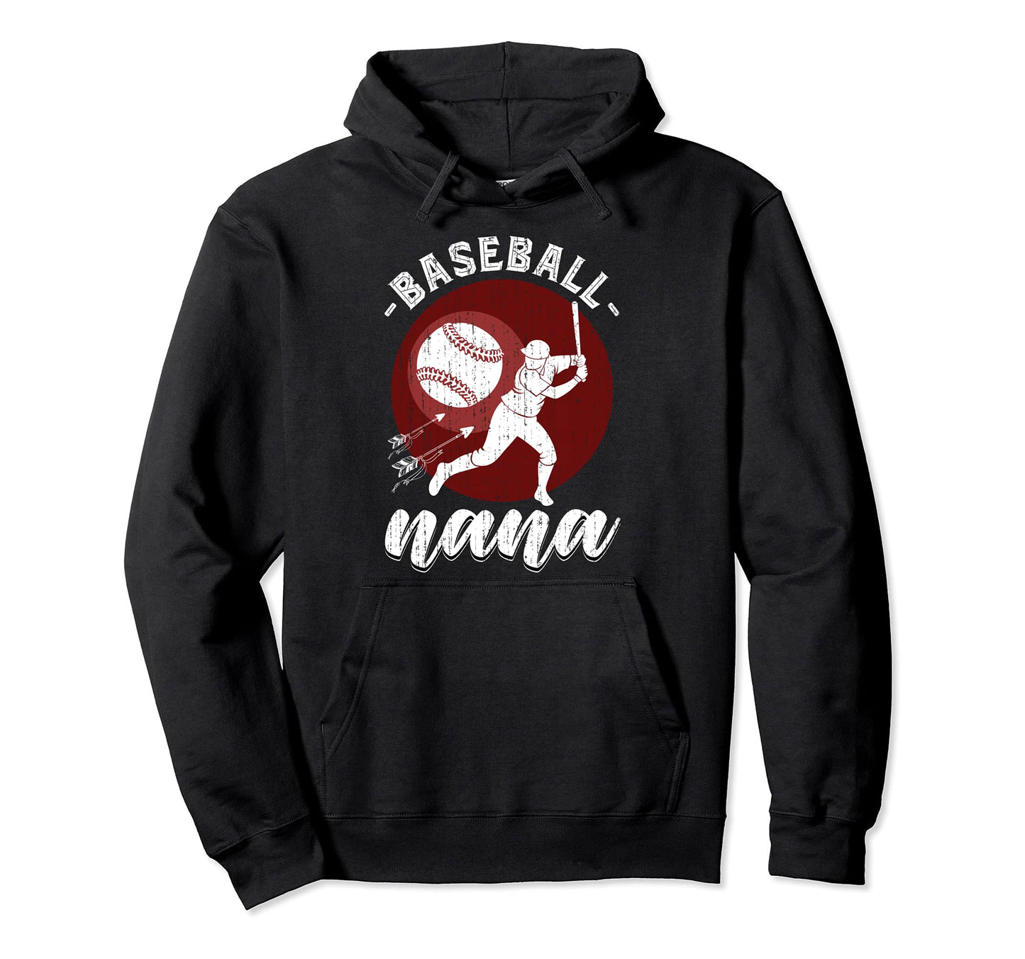Baseball Player Grandma Baseball Hoodie - Aesthetic Graphic for Adults - T-Shirt, Sweatshirt, Hoodie