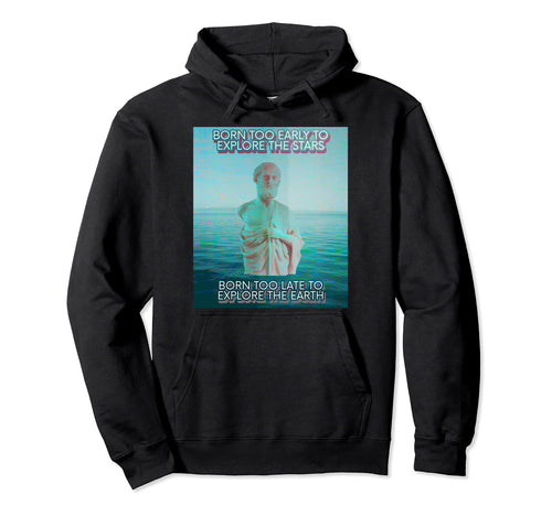 Vaporwave Aesthetic Sad Meme Seapunk Hoodie - Trendy Graphic for Adults - T-Shirt, Sweatshirt, Hoodie