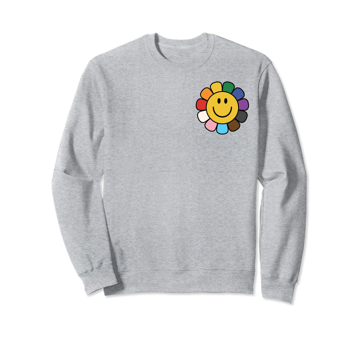 Subtle Pride Ally Lgbtq Trans Sweatshirt - Minimalist Print Men Women - T-Shirt, Sweatshirt, Hoodie