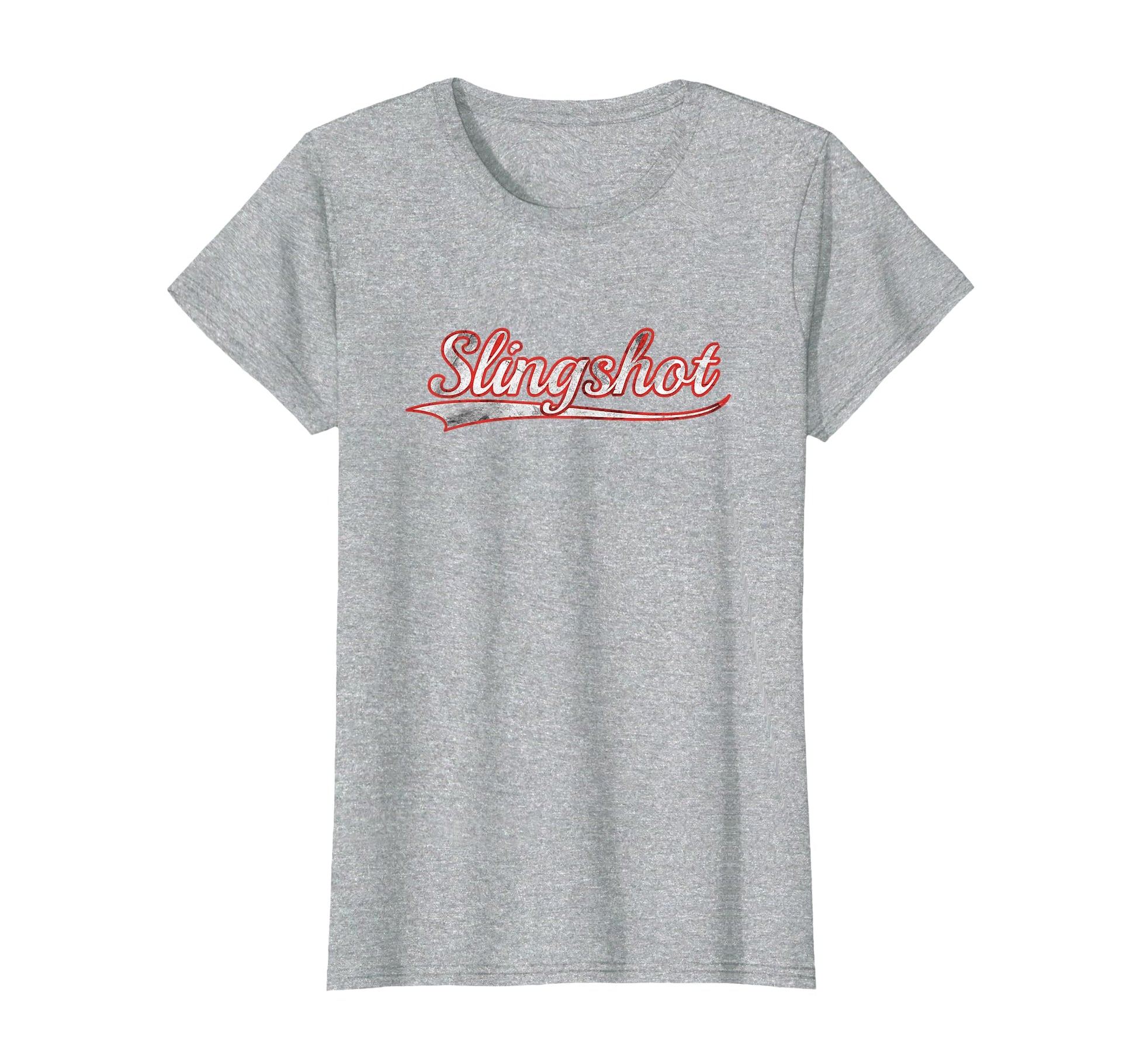Slingshot Varsity Distressed T-Shirt - Streetwear Style for Adults - T-Shirt, Sweatshirt, Hoodie