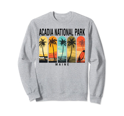 Acadia National Park Maine Beach Sweatshirt - Aesthetic Graphic for Adults - T-Shirt, Sweatshirt, Hoodie