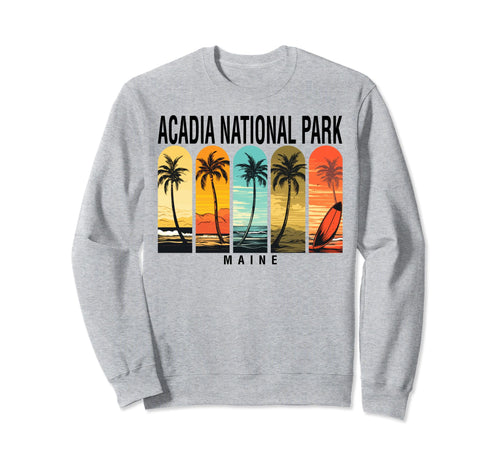 Acadia National Park Maine Beach Sweatshirt - Aesthetic Graphic for Adults - T-Shirt, Sweatshirt, Hoodie