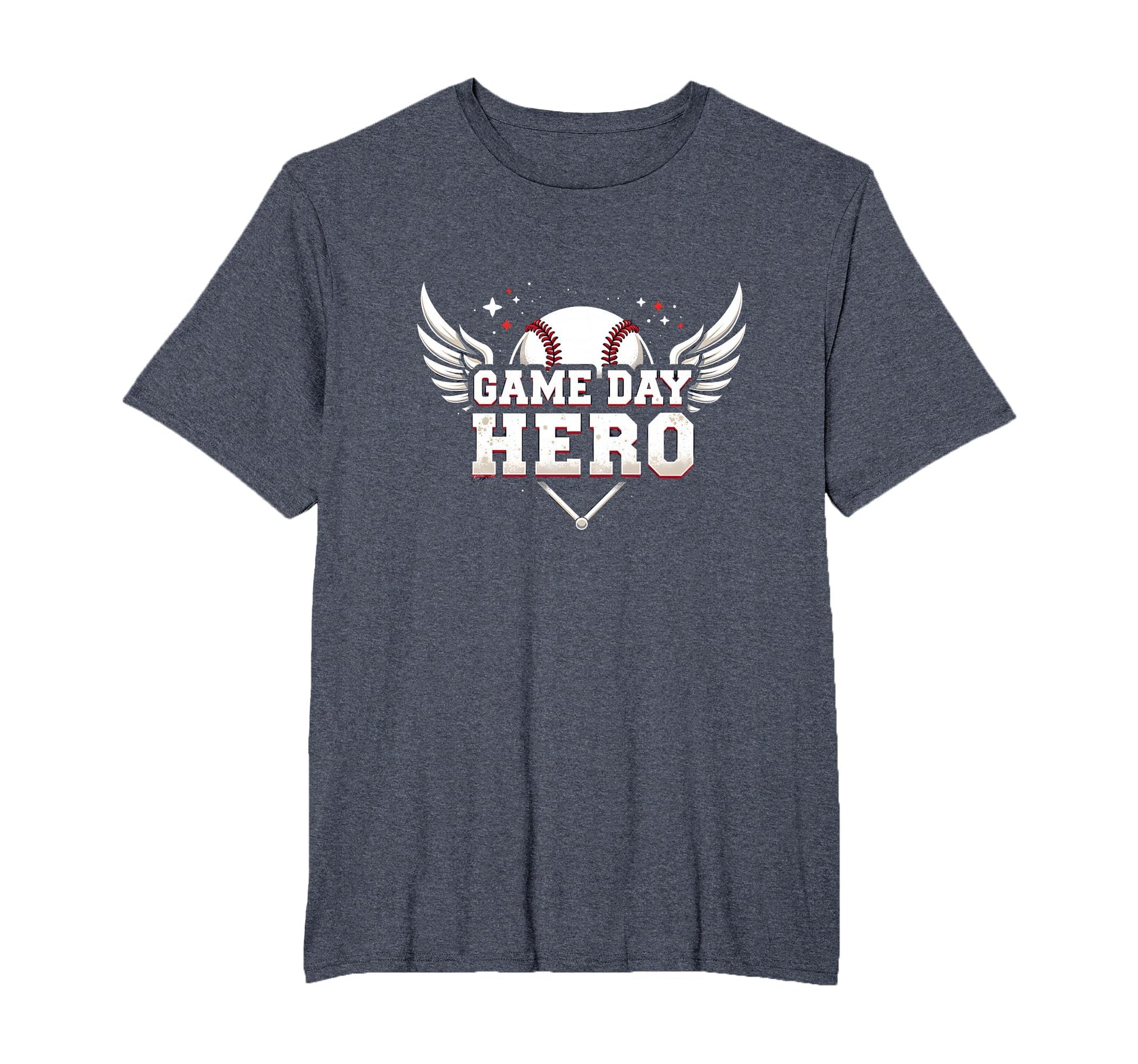 Baseball Dad Game Day Hero Proud T-Shirt - Casual Everyday Wear for Adults - T-Shirt, Sweatshirt, Hoodie