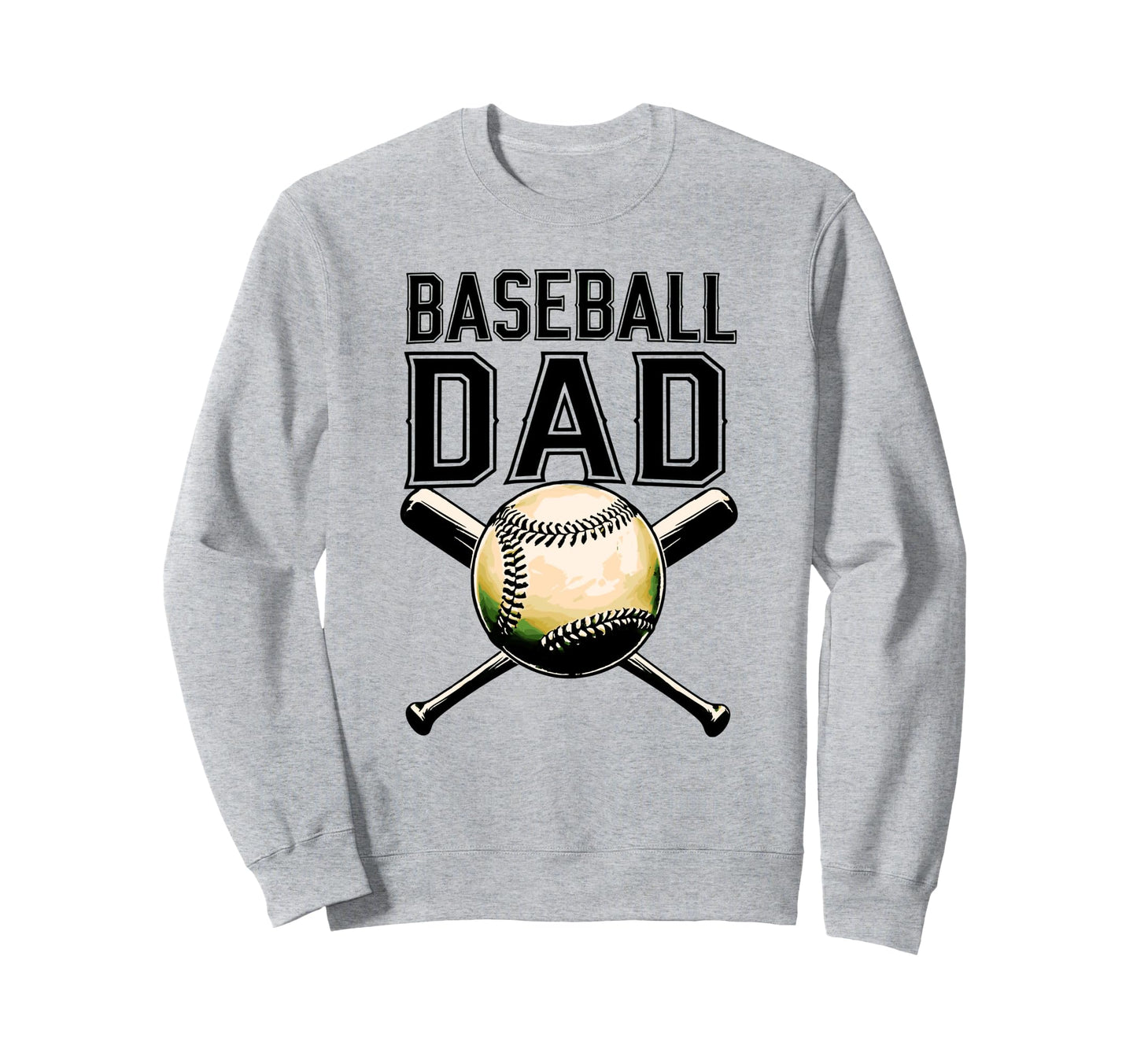 Baseball Dad Parent Ball Player Sweatshirt - Aesthetic Graphic Unisex - T-Shirt, Sweatshirt, Hoodie