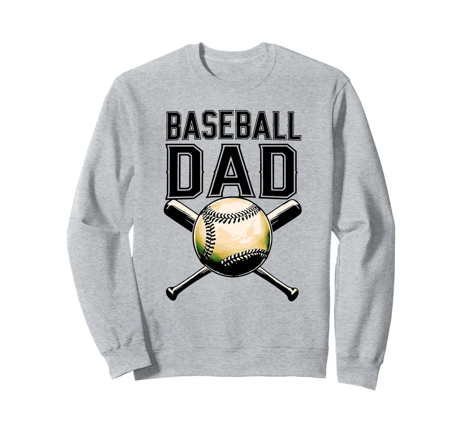 Baseball Dad Parent Ball Player Sweatshirt - Aesthetic Graphic Unisex - T-Shirt, Sweatshirt, Hoodie