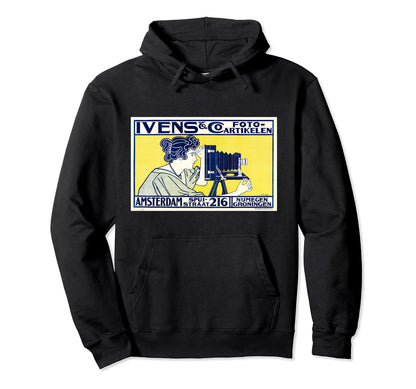 Art Nouveau Dutch Amsterdam Hoodie - Custom Art Print Men Women - T-Shirt, Sweatshirt, Hoodie