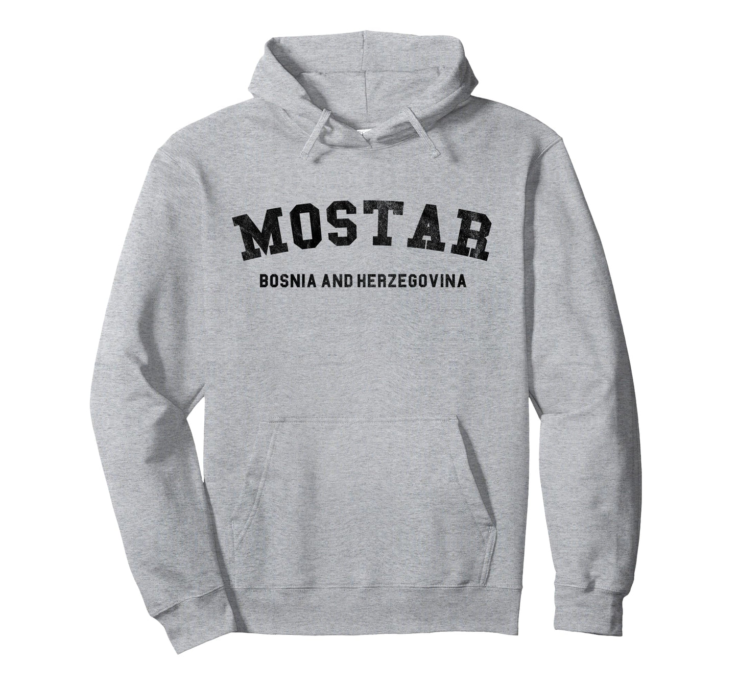 Varsity Mostar Bosnia And Herzegovina Hoodie - Graphic Print Men Women - T-Shirt, Sweatshirt, Hoodie