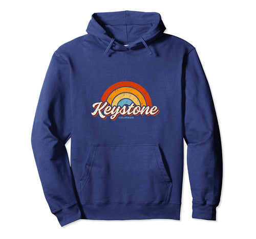 Keystone Colorado Co Rainbow 70S Hoodie - Novelty Apparel Men Women - T-Shirt, Sweatshirt, Hoodie