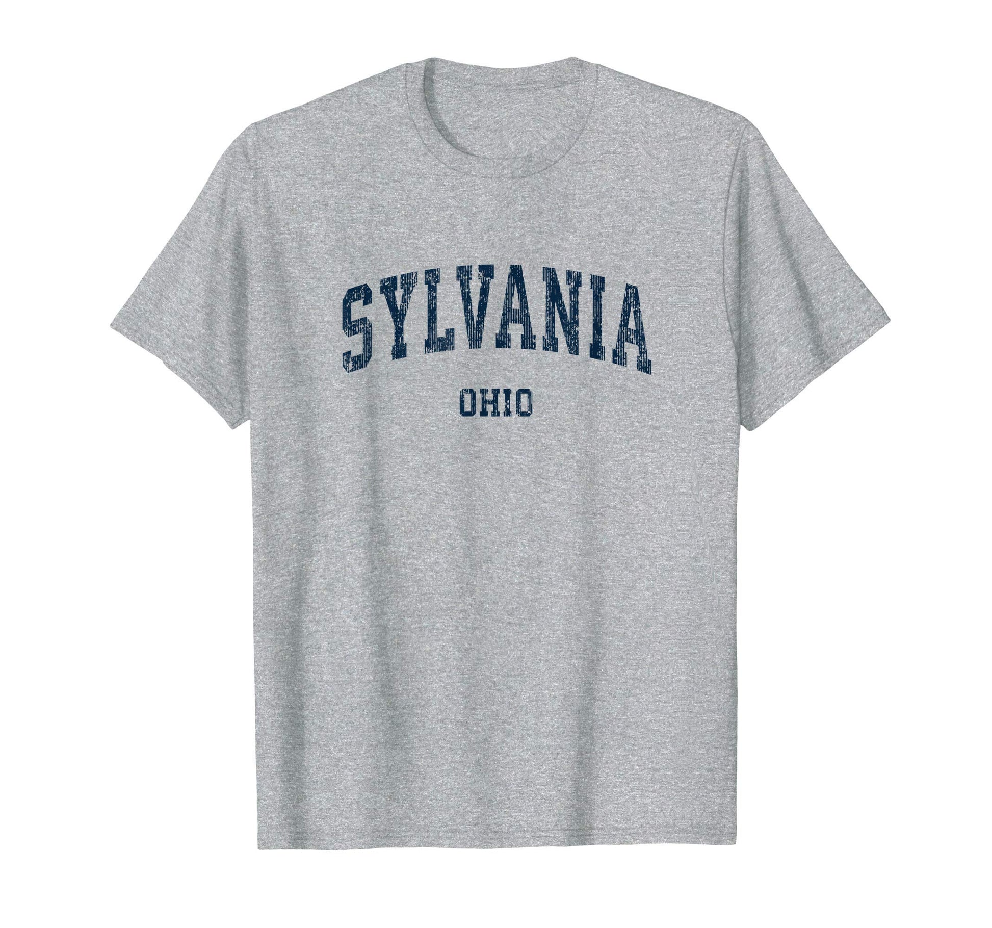 Sylvania Ohio Oh Varsity Sports Navy T-Shirt - Custom Art Print Men Women - T-Shirt, Sweatshirt, Hoodie