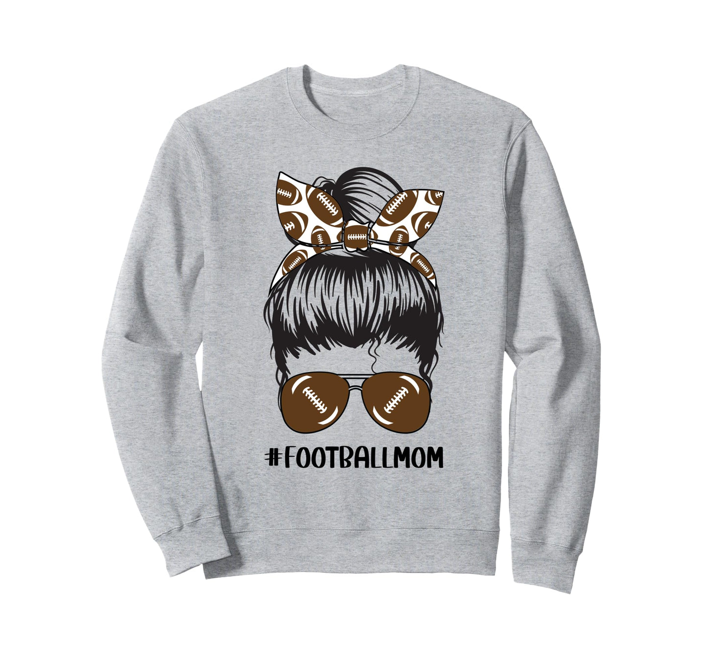 Football Mom Game Day American Sweatshirt - Streetwear Style Men Women - T-Shirt, Sweatshirt, Hoodie