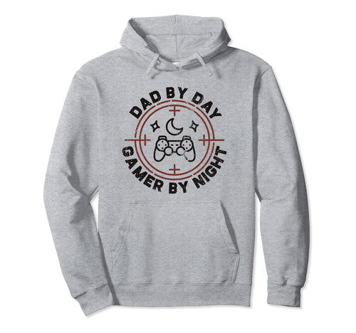 Dad Day Gamer Night Video Games Hoodie - Casual Everyday Wear for Adults - T-Shirt, Sweatshirt, Hoodie