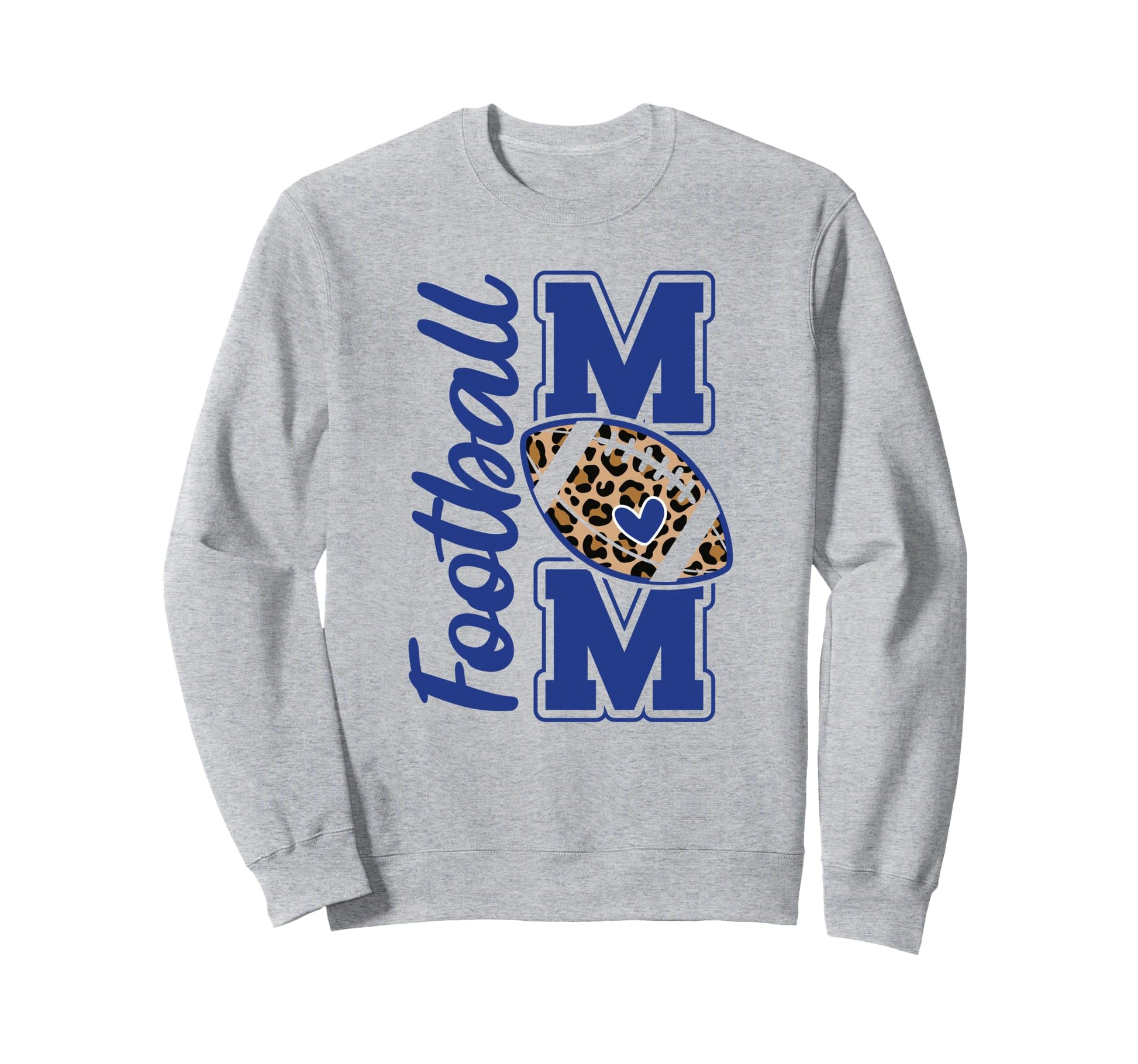 Game Day Leopard White And Blue High Sweatshirt - Minimalist Print Unisex - T-Shirt, Sweatshirt, Hoodie