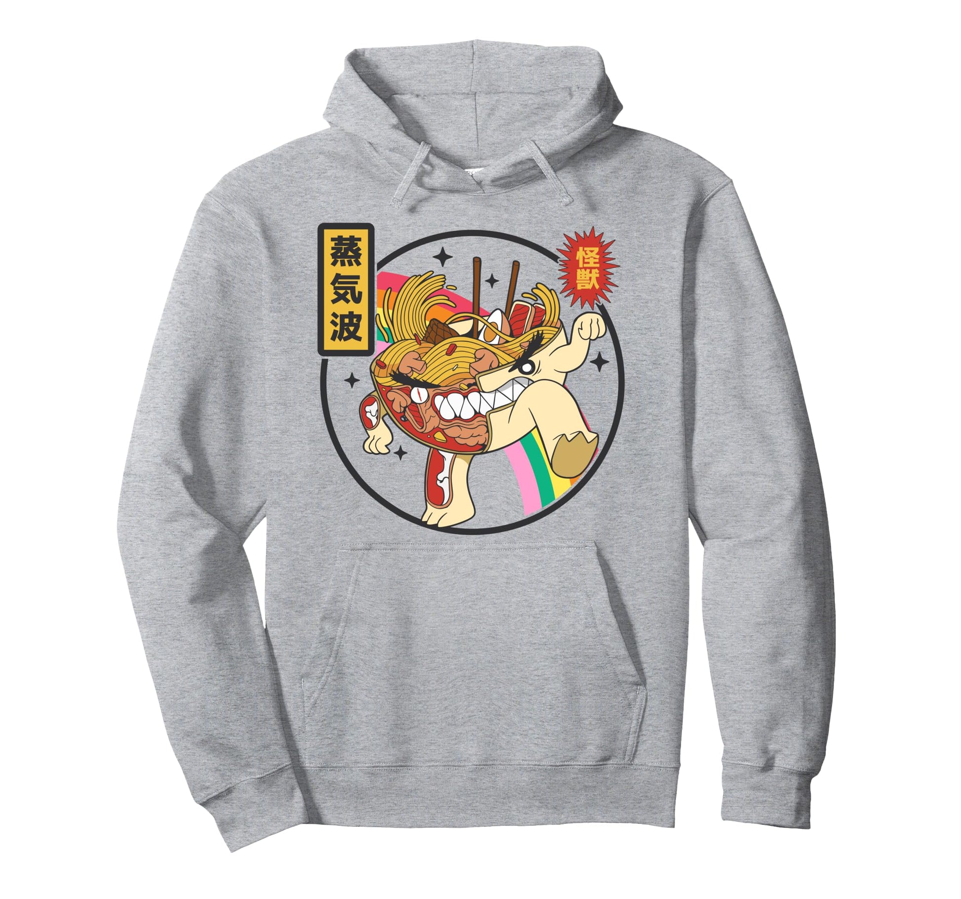 Ramen Noodles X Ray Kawaii Rainbow Anime Hoodie - Streetwear Style Unisex - T-Shirt, Sweatshirt, Hoodie