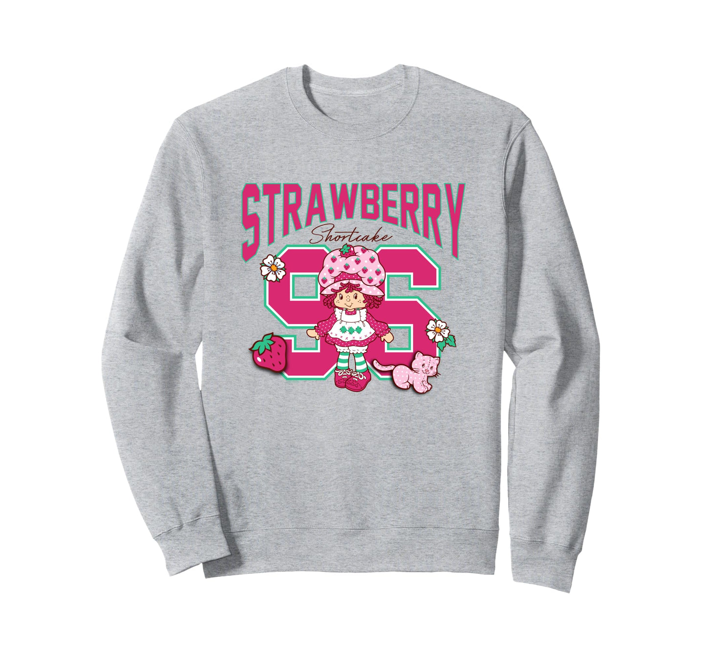 Strawberry Shortcake 96 Varsity Sweatshirt - Trendy Graphic Unisex - T-Shirt, Sweatshirt, Hoodie