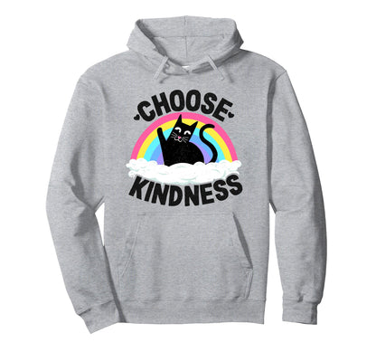 Anti Bullying Rainbow Peace Kind Hippie Hoodie - Fun Novelty Design Unisex - T-Shirt, Sweatshirt, Hoodie
