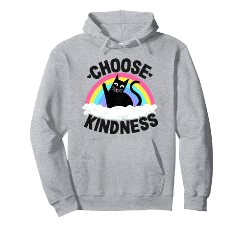 Anti Bullying Rainbow Peace Kind Hippie Hoodie - Fun Novelty Design Unisex - T-Shirt, Sweatshirt, Hoodie