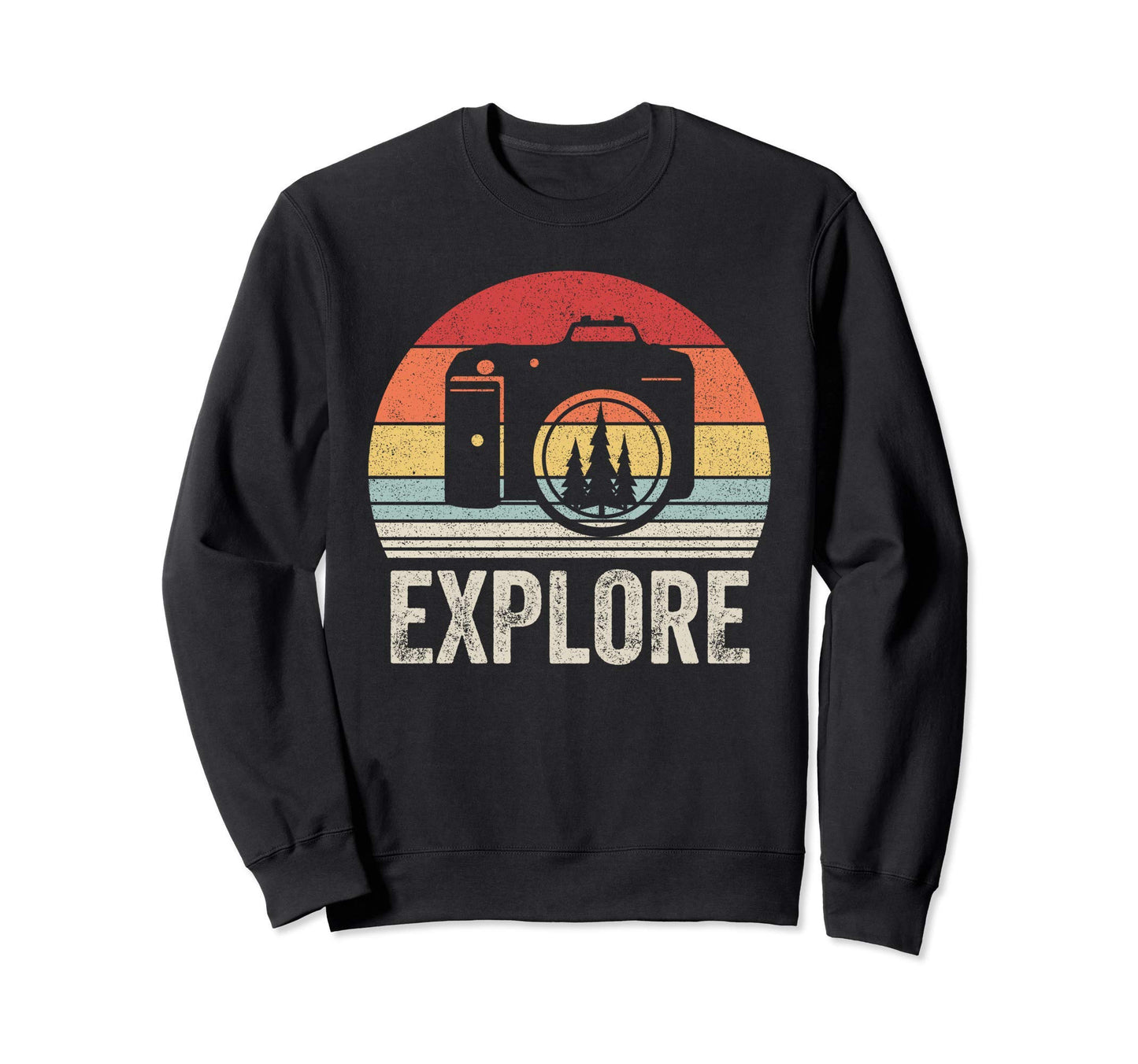 Explore Camera Photography Sweatshirt - Novelty Apparel Men Women - T-Shirt, Sweatshirt, Hoodie