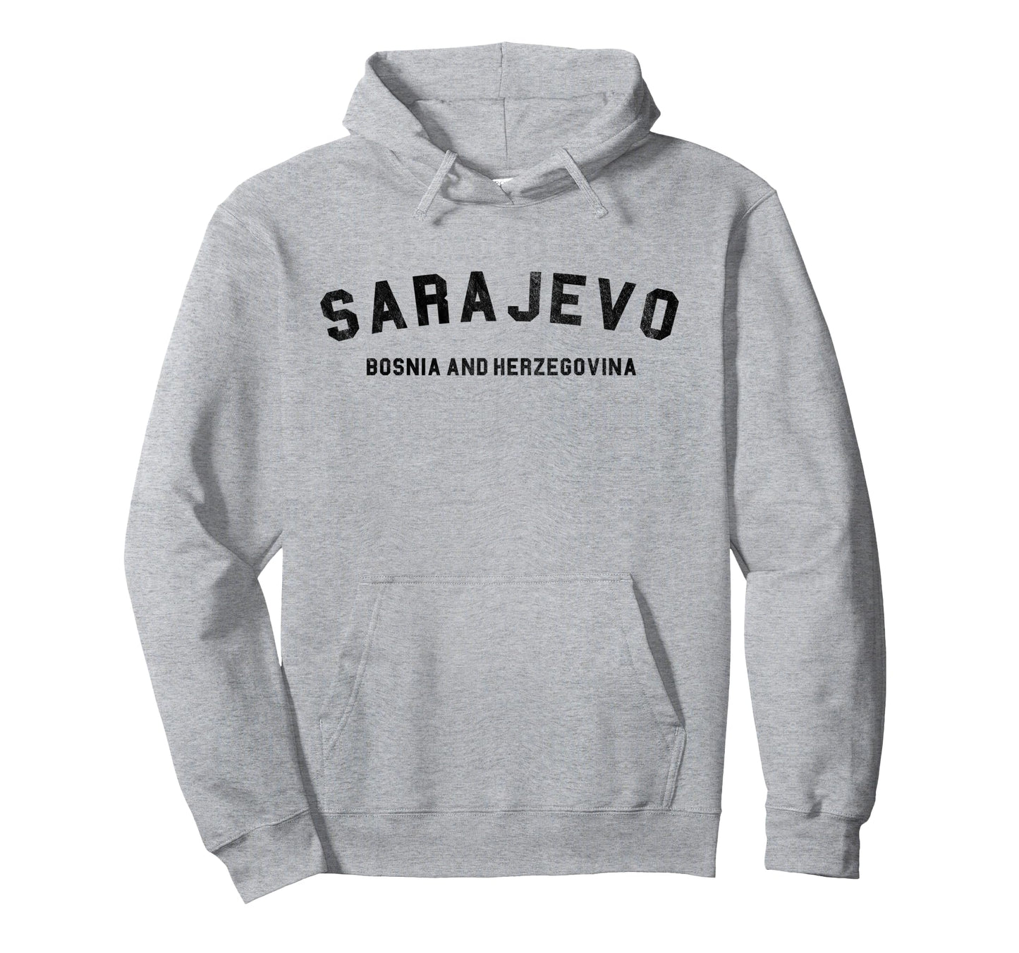 Varsity Sarajevo Bosnia And Herzegovina Hoodie - Graphic Print for Adults - T-Shirt, Sweatshirt, Hoodie