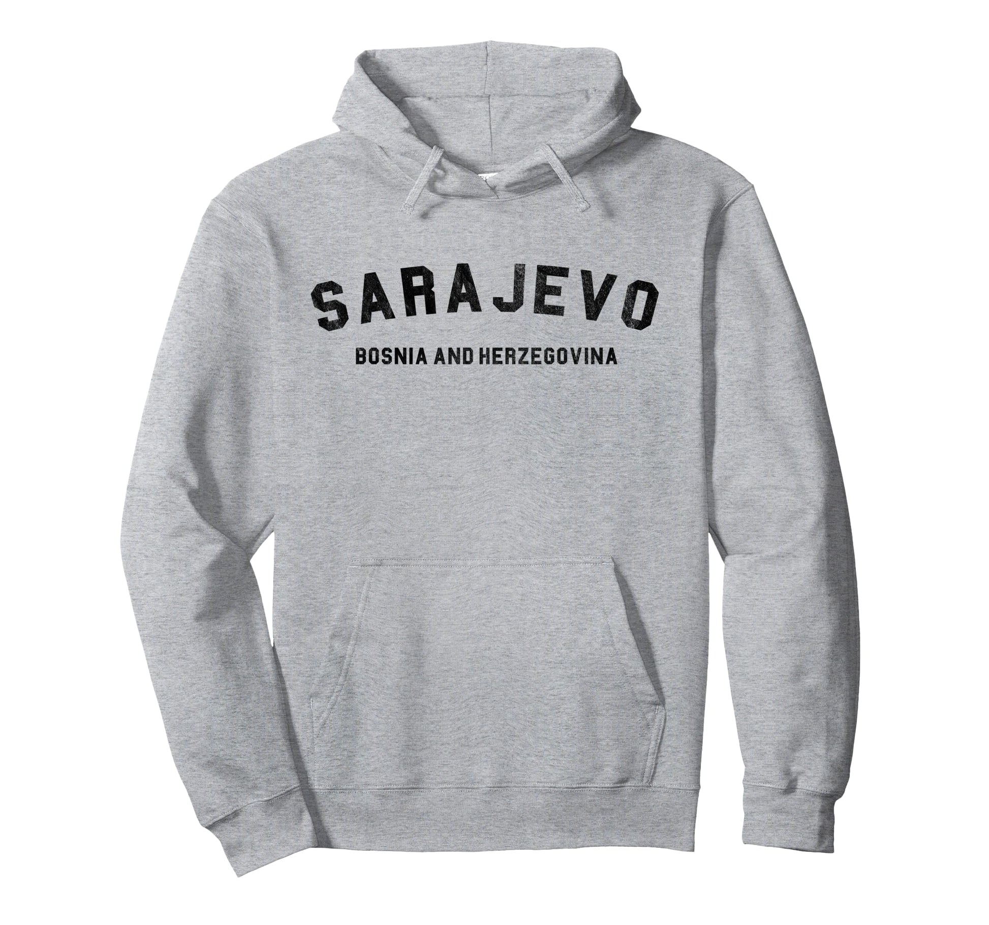Varsity Sarajevo Bosnia And Herzegovina Hoodie - Graphic Print for Adults - T-Shirt, Sweatshirt, Hoodie