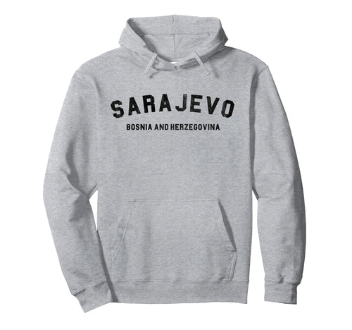 Varsity Sarajevo Bosnia And Herzegovina Hoodie - Graphic Print for Adults - T-Shirt, Sweatshirt, Hoodie