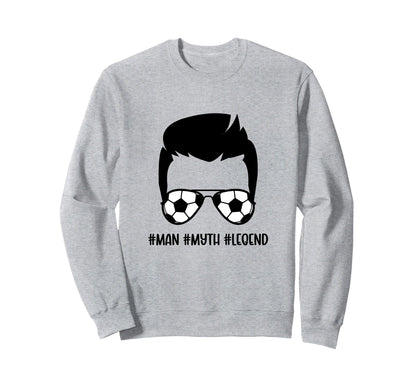 Soccer Dad Football Dad Fathers Day Sweatshirt - Trendy Graphic Unisex - T-Shirt, Sweatshirt, Hoodie